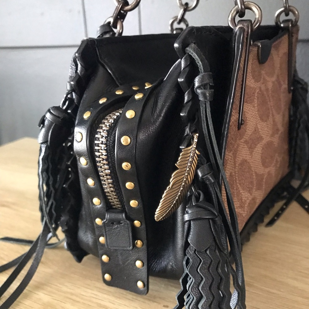 Coach x Chelsea Champlain Dreamer 21 In Signature Canvas With Skull Moth Tattoo - Picture 6 of 16